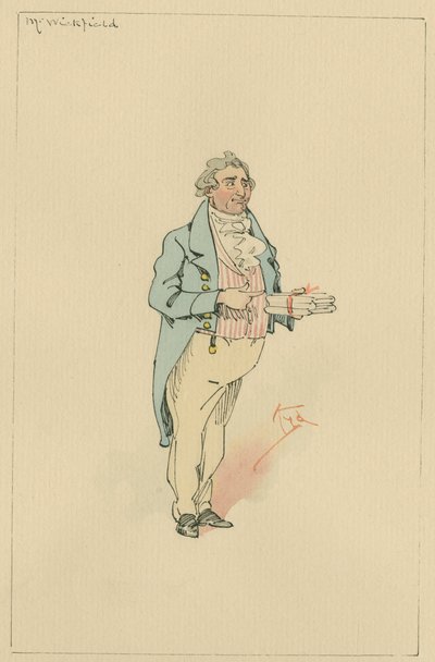 Mr Wickfield by Joseph Clayton Clarke